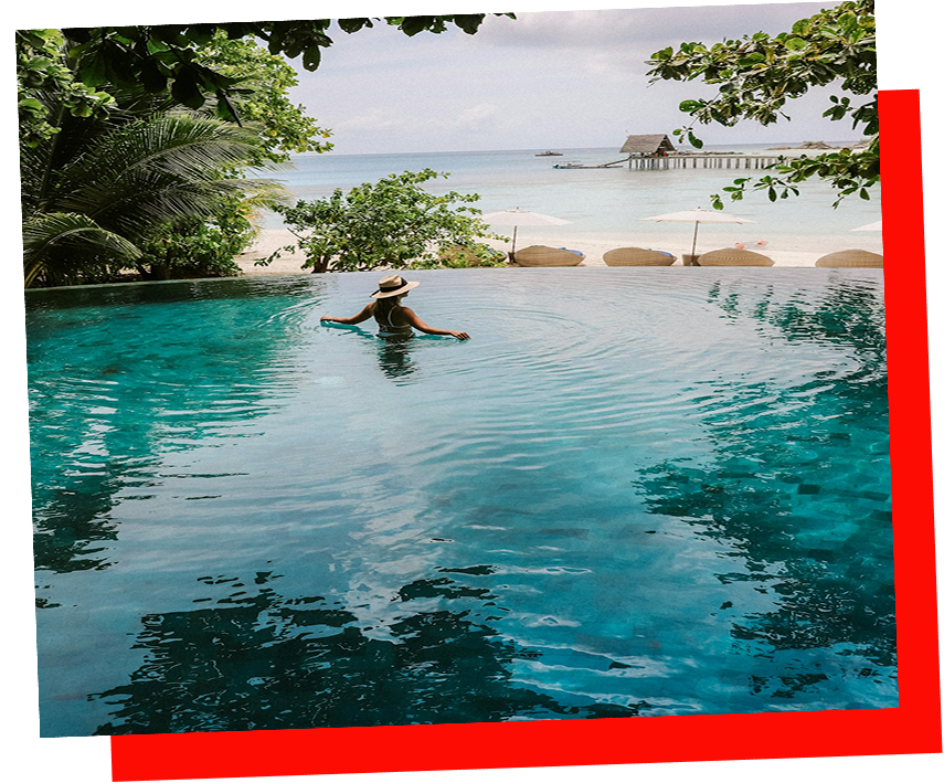 Luxury poolside holiday experience